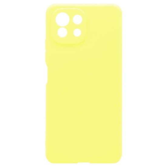 Θήκη Soft TPU inos Xiaomi Mi 11 Lite/ Mi 11 Lite 5G S-Cover Κίτρινο Θήκη Soft TPU inos Xiaomi Mi 11 Lite/ Mi 11 Lite 5G S-Cover Κίτρινο