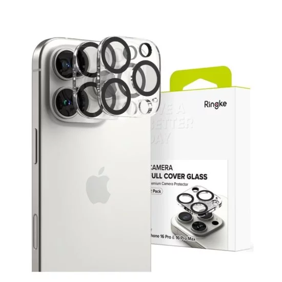 Tempered Glass Full Face Ringke για Τζαμάκι Κάμερας Apple iPhone 16 Pro/ 16 Pro Max Διάφανο (2 τεμ) Tempered Glass Full Face Ringke για Τζαμάκι Κάμερας Apple iPhone 16 Pro/ 16 Pro Max Διάφανο (2 τεμ)