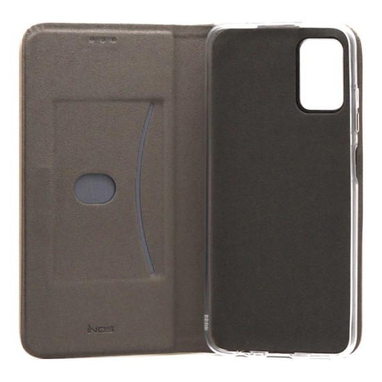 Θήκη Flip Book inos Samsung A037F Galaxy A03s Curved S-Folio Χρυσό