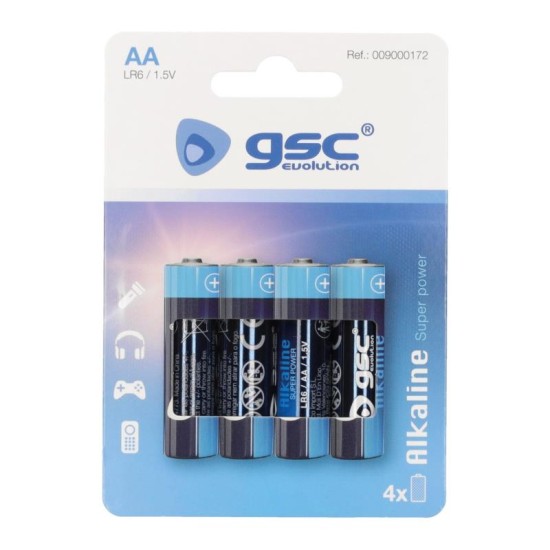 Μπαταρία GSC Alkaline Super Power AA LR06 (4 τεμ.) Μπαταρία GSC Alkaline Super Power AA LR06 (4 τεμ.)