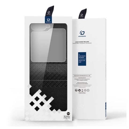 Θήκη Δερμάτινη PU Dux Ducis Bril Samsung Z Flip 6 5G Μαύρο Θήκη Δερμάτινη PU Dux Ducis Bril Samsung Z Flip 6 5G Μαύρο