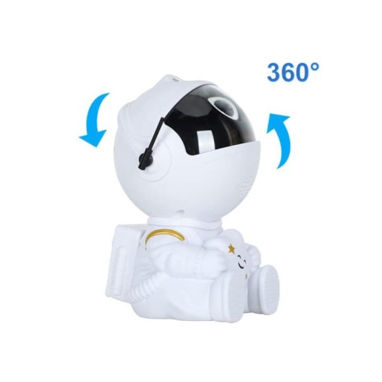 Προβολέας Φορητός - Φωτιστικό XO CF4 Astronaut Star Projection Light LED Λευκό Προβολέας Φορητός - Φωτιστικό XO CF4 Astronaut Star Projection Light LED Λευκό
