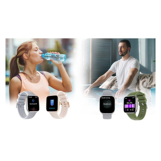 Smartwatch myPhone Pastel 1.75'' Ασημί/Γκρι Smartwatch myPhone Pastel 1.75'' Ασημί/Γκρι
