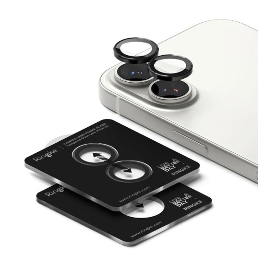 Tempered Glass Ringke Lens Frame για Τζαμάκι Κάμερας Apple iPhone 17 Μαύρο (2 τεμ) Tempered Glass Ringke Lens Frame για Τζαμάκι Κάμερας Apple iPhone 17 Μαύρο (2 τεμ)
