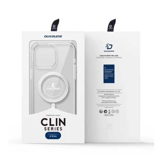 Θήκη TPU & PC Dux Ducis Clin Magnetic MagSafe Apple iPhone 15 Pro Διάφανο Θήκη TPU & PC Dux Ducis Clin Magnetic MagSafe Apple iPhone 15 Pro Διάφανο