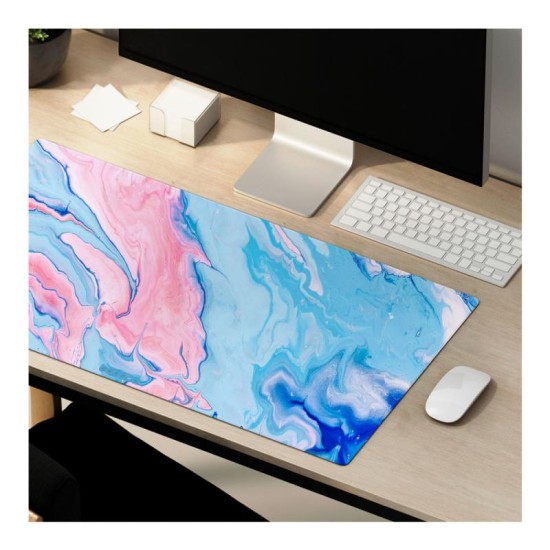 Mousepad Babaco Abstract 013 80x40cm Μπλε-Ροζ (1 τεμ)