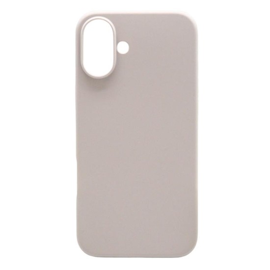 Θήκη Liquid Silicon inos Apple iPhone 16 5G Velvet Ανοιχτό Γκρι Θήκη Liquid Silicon inos Apple iPhone 16 5G Velvet Ανοιχτό Γκρι