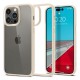 Θήκη TPU & PC Spigen Ultra Hybrid Apple iPhone 14 Pro Διάφανο-Μπεζ Θήκη TPU & PC Spigen Ultra Hybrid Apple iPhone 14 Pro Διάφανο-Μπεζ