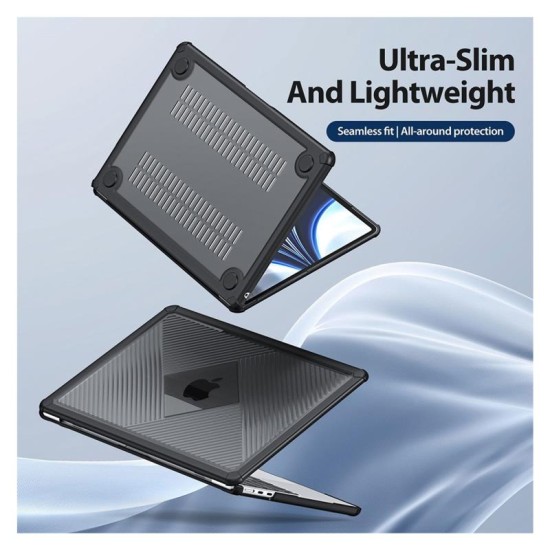 Θήκη TPU Flip Shock Proof Dux Ducis LCGH Apple MacBook Air 15.3" (2023/2024) Μαύρο Θήκη TPU Flip Shock Proof Dux Ducis LCGH Apple MacBook Air 15.3" (2023/2024) Μαύρο