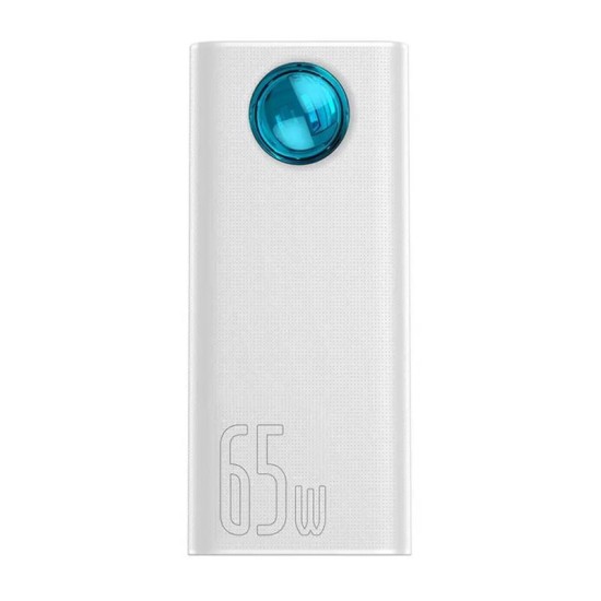 Φορτιστής Ανάγκης Baseus Amblight 65W 30000mAh Λευκό Φορτιστής Ανάγκης Baseus Amblight 65W 30000mAh Λευκό