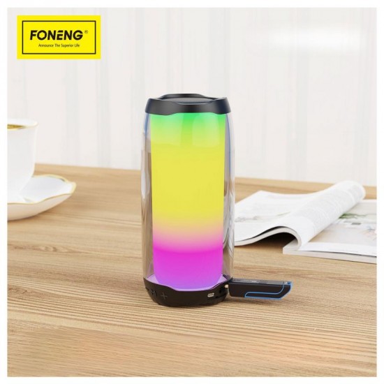 Φορητό Ηχείο Bluetooth Foneng BL15 Full Screen Colorful TWS BT 5.0 EDR 4000mAh 8W Μαύρο Φορητό Ηχείο Bluetooth Foneng BL15 Full Screen Colorful TWS BT 5.0 EDR 4000mAh 8W Μαύρο