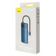Hub USB C Baseus WKWG000003 6 σε 1 με RJ45 Metal Gleam Μπλε Hub USB C Baseus WKWG000003 6 σε 1 με RJ45 Metal Gleam Μπλε