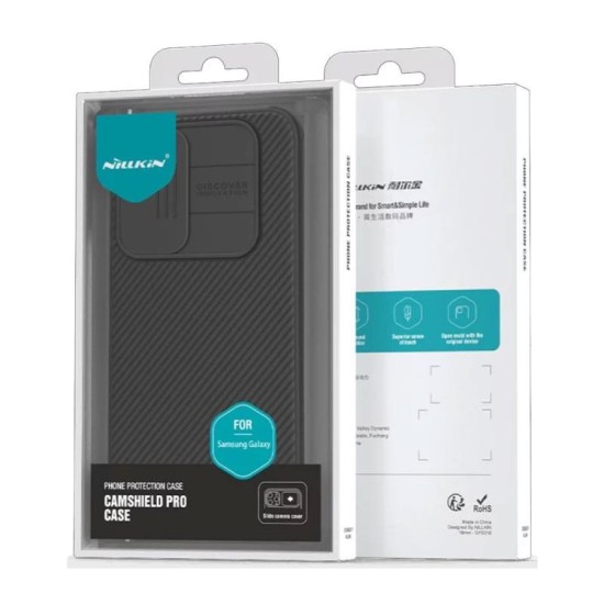 Θήκη Soft TPU & PC Nillkin Camshield Pro Samsung A556B Galaxy A55 5G Μαύρο Θήκη Soft TPU & PC Nillkin Camshield Pro Samsung A556B Galaxy A55 5G Μαύρο