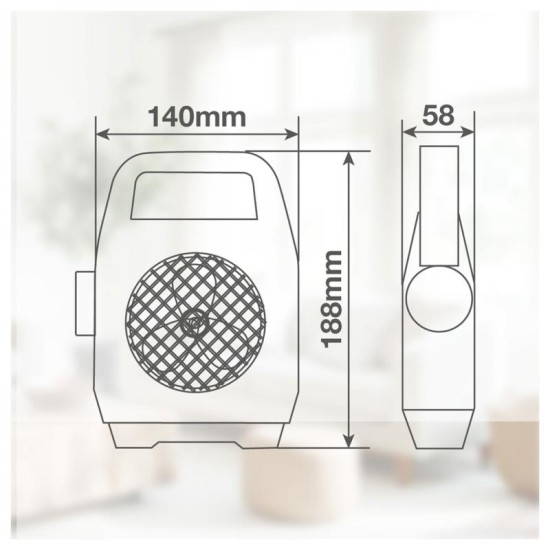 Ανεμιστήρας Κάμπινγκ Niaros Stawell USB 4W με Φακό LED 180lm Μπλε Ανεμιστήρας Κάμπινγκ Niaros Stawell USB 4W με Φακό LED 180lm Μπλε