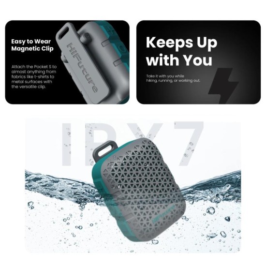 Φορητό Ηχείο Bluetooth HiFuture Pocket S 5W Μαύρο Φορητό Ηχείο Bluetooth HiFuture Pocket S 5W Μαύρο