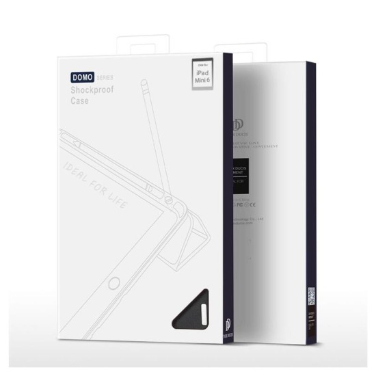 Θήκη TPU Flip Shock Proof Dux Ducis Domo Apple iPad Mini 6/ Mini 7 8.3" Μαύρο Θήκη TPU Flip Shock Proof Dux Ducis Domo Apple iPad Mini 6/ Mini 7 8.3" Μαύρο