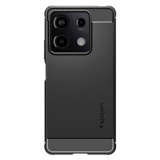 Θήκη Soft TPU Spigen Rugged Armor Xiaomi Redmi Note 13 5G Μαύρο Θήκη Soft TPU Spigen Rugged Armor Xiaomi Redmi Note 13 5G Μαύρο