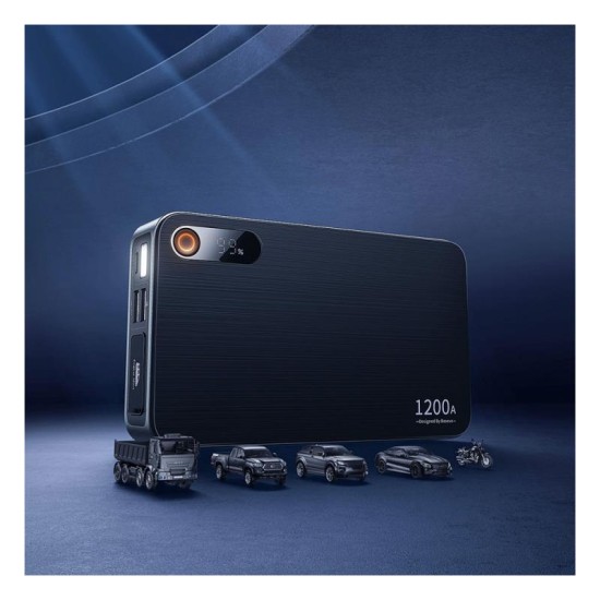 Jump Starter - Power Bank Baseus Super Energy Pro+ 12000mAh 1200A Μαύρο