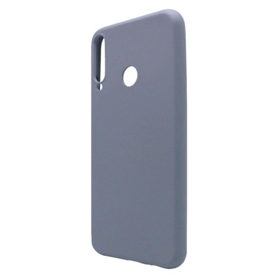 Θήκη Liquid Silicon inos Huawei P40 Lite E L-Cover Γκρι-Μπλε Θήκη Liquid Silicon inos Huawei P40 Lite E L-Cover Γκρι-Μπλε