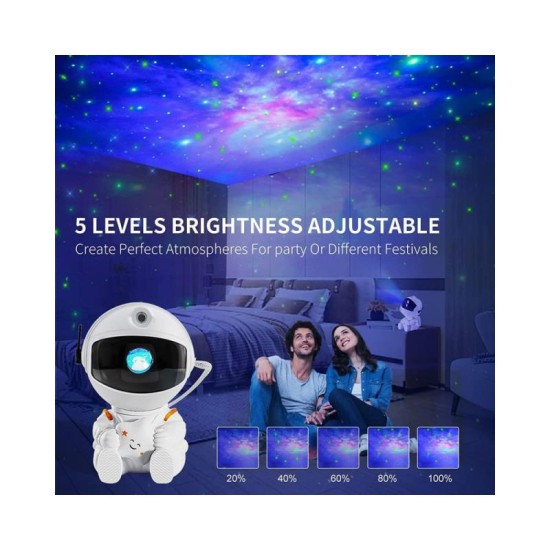 Προβολέας Φορητός - Φωτιστικό XO CF4 Astronaut Star Projection Light LED Λευκό Προβολέας Φορητός - Φωτιστικό XO CF4 Astronaut Star Projection Light LED Λευκό