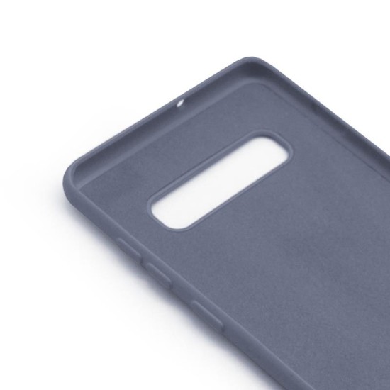 Θήκη Liquid Silicon inos Samsung G973F Galaxy S10 L-Cover Γκρι-Μπλε Θήκη Liquid Silicon inos Samsung G973F Galaxy S10 L-Cover Γκρι-Μπλε