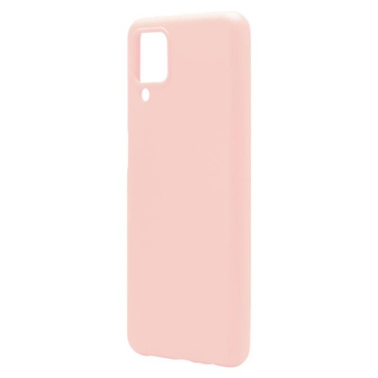 Θήκη Liquid Silicon inos Samsung A125F Galaxy A12/ A127F Galaxy A12 Nacho/ M127F Galaxy M12 L-Cover Σομόν