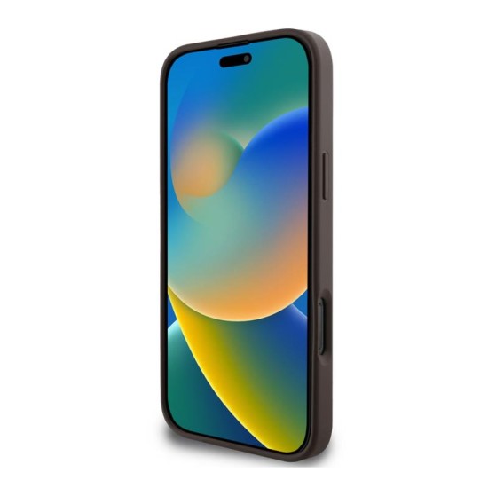 Θήκη PU Guess Apple iPhone 16 Pro Max Hardcase Classic Logo 4G Καφέ Θήκη PU Guess Apple iPhone 16 Pro Max Hardcase Classic Logo 4G Καφέ