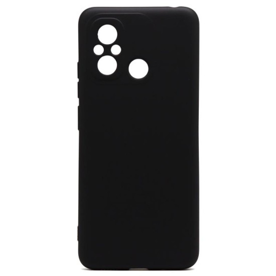 Θήκη Liquid Silicon inos Xiaomi Redmi 12C L-Cover Μαύρο Θήκη Liquid Silicon inos Xiaomi Redmi 12C L-Cover Μαύρο
