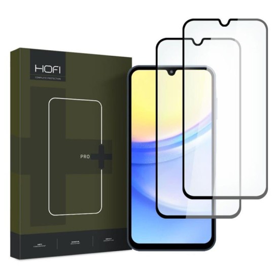 Tempered Glass Full Face Hofi Pro+ Samsung A155F Galaxy A15/ A156B Galaxy A15 5G/ A256B Galaxy A25 5G Μαύρο (2 τεμ.) Tempered Glass Full Face Hofi Pro+ Samsung A155F Galaxy A15/ A156B Galaxy A15 5G/ A256B Galaxy A25 5G Μαύρο (2 τεμ.)
