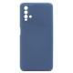 Θήκη Liquid Silicon inos Xiaomi Redmi 9T L-Cover Μπλε Ραφ Θήκη Liquid Silicon inos Xiaomi Redmi 9T L-Cover Μπλε Ραφ