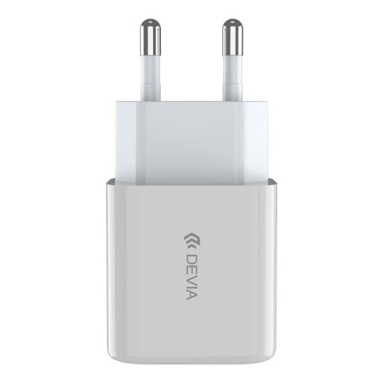 Φορτιστής Ταξιδίου Ταχείας Φόρτισης Devia PD 30W & Θήκη ShockProof & Tempered Glass Apple iPhone 15 Pro Max Pack Λευκό