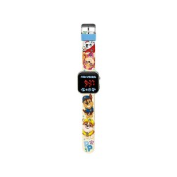 Ψηφιακό Ρολόι Χειρός με Οθόνη LED Kids Licensing PW19961 Paw Patrol Μπεζ-Πολύχρωμο