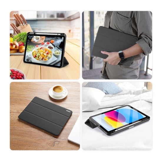Θήκη TPU Flip Shock Proof Dux Ducis Domo Apple iPad 10.9'' (2022) Μαύρο Θήκη TPU Flip Shock Proof Dux Ducis Domo Apple iPad 10.9'' (2022) Μαύρο