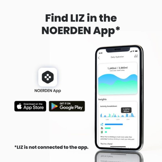 Smart Μπουκάλι-Θερμός UV Noerden LIZ Ανοξείδωτο 350ml Λευκό Smart Μπουκάλι-Θερμός UV Noerden LIZ Ανοξείδωτο 350ml Λευκό