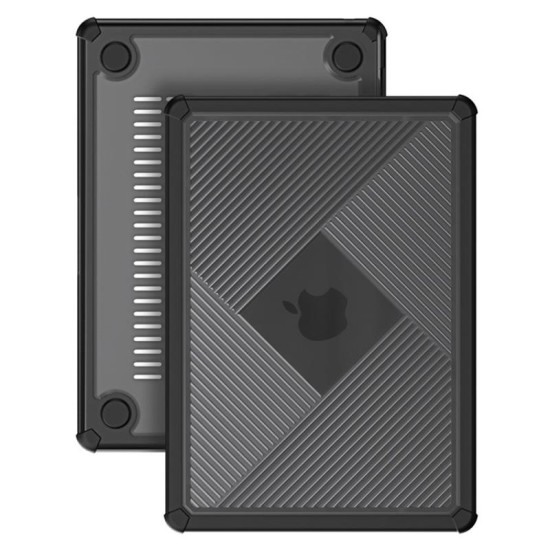 Θήκη TPU Flip Shock Proof Dux Ducis LCGH Apple MacBook Air 13.6" (2022/2024) Μαύρο Θήκη TPU Flip Shock Proof Dux Ducis LCGH Apple MacBook Air 13.6" (2022/2024) Μαύρο