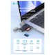 Hub USB A + USB C To SD/TF Devia EL239 2 σε 1 Card Reader Smart Μαύρο Hub USB A + USB C To SD/TF Devia EL239 2 σε 1 Card Reader Smart Μαύρο
