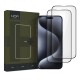Tempered Glass Full Face Hofi Pro+ Apple iPhone 16 Μαύρο (2 τεμ.) Tempered Glass Full Face Hofi Pro+ Apple iPhone 16 Μαύρο (2 τεμ.)