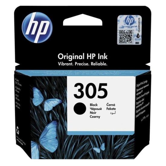 Μελάνι HP Inkjet No.305 3YM61AE Μαύρο Μελάνι HP Inkjet No.305 3YM61AE Μαύρο