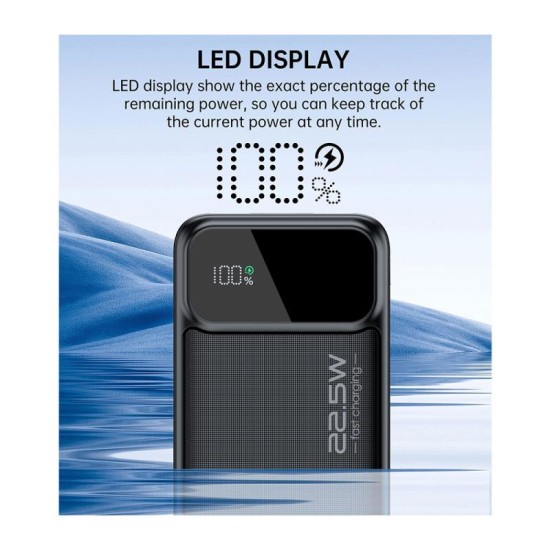 Φορτιστής Ανάγκης Choetech B728 DP22.5W 10000mAh με 2 Θύρες USB A & 1 Θύρα USB C Μαύρο Φορτιστής Ανάγκης Choetech B728 DP22.5W 10000mAh με 2 Θύρες USB A & 1 Θύρα USB C Μαύρο