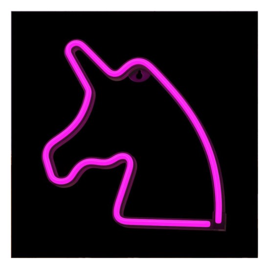 Neon LED Forever Light FLNEO1 UNICORN (USB/Μπαταρίας & On/Off) Ροζ Neon LED Forever Light FLNEO1 UNICORN (USB/Μπαταρίας & On/Off) Ροζ