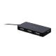 Hub USB A Maxlife 4 σε 1 to USB A & Καλώδιο USB A (Θηλυκό) to USB A (Αρσενικό) 1.5m Μαύρο