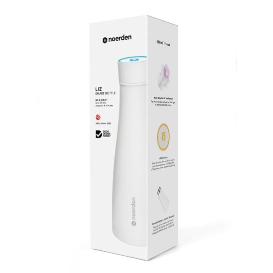 Smart Μπουκάλι-Θερμός UV Noerden LIZ Ανοξείδωτο 350ml Μαύρο Smart Μπουκάλι-Θερμός UV Noerden LIZ Ανοξείδωτο 350ml Μαύρο