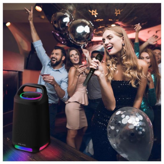 Φορητό Ηχείο Bluetooth Blavec WS-01 Karaoke TWS BT 5.3 USB AUX 4500mAh 160W Μαύρο Φορητό Ηχείο Bluetooth Blavec WS-01 Karaoke TWS BT 5.3 USB AUX 4500mAh 160W Μαύρο