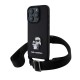 Θήκη Δερμάτινη Karl Lagerfeld Apple iPhone 16 Pro Max Saffiano Crossbody Metal Pin Karl & Choupette Μαύρο Θήκη Δερμάτινη Karl Lagerfeld Apple iPhone 16 Pro Max Saffiano Crossbody Metal Pin Karl & Choupette Μαύρο