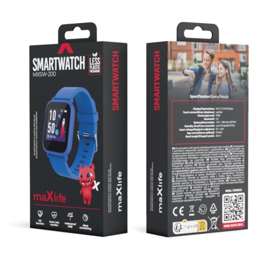 Smartwatch Maxlife MXSW-200 για Παιδιά Μπλε Smartwatch Maxlife MXSW-200 για Παιδιά Μπλε