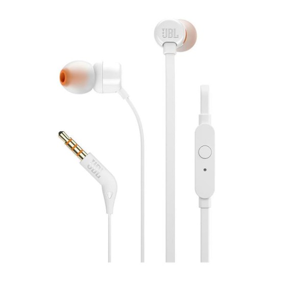 Hands Free Stereo JBL Tune T160 3.5mm Λευκό Hands Free Stereo JBL Tune T160 3.5mm Λευκό