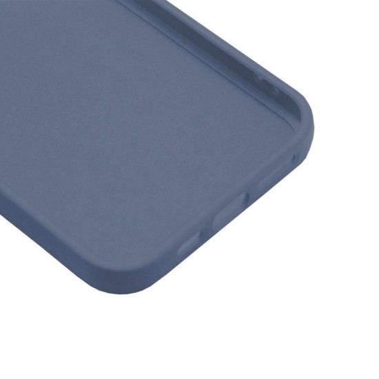 Θήκη Liquid Silicon inos Apple iPhone 12 mini L-Cover Μπλε Ραφ