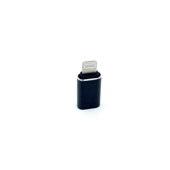 Αντάπτορας Maxlife USB C Θηλυκό to Lightning Αρσενικό Μαύρο Αντάπτορας Maxlife USB C Θηλυκό to Lightning Αρσενικό Μαύρο