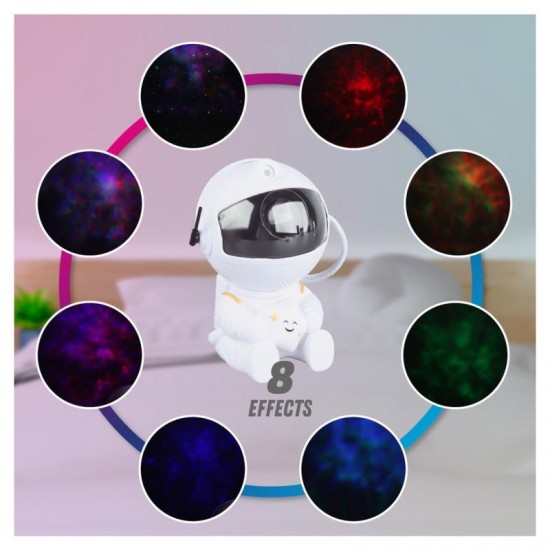 Προβολέας Φορητός - Φωτιστικό GSC Astronaut Star Projection Light LED Λευκό Προβολέας Φορητός - Φωτιστικό GSC Astronaut Star Projection Light LED Λευκό