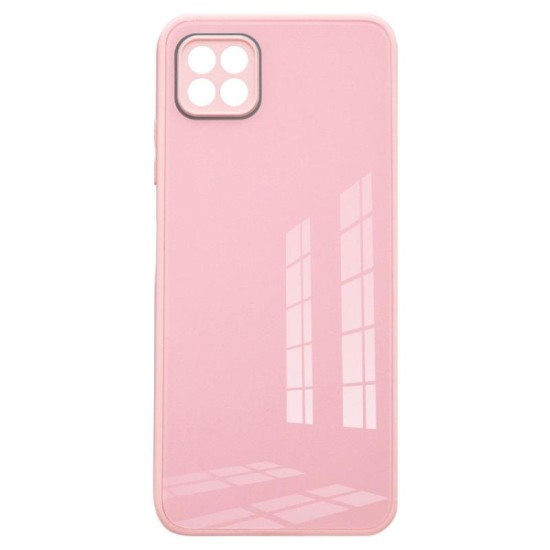 Θήκη TPU & Glass inos Samsung A226B Galaxy A22 5G CamGuard Ροζ Θήκη TPU & Glass inos Samsung A226B Galaxy A22 5G CamGuard Ροζ